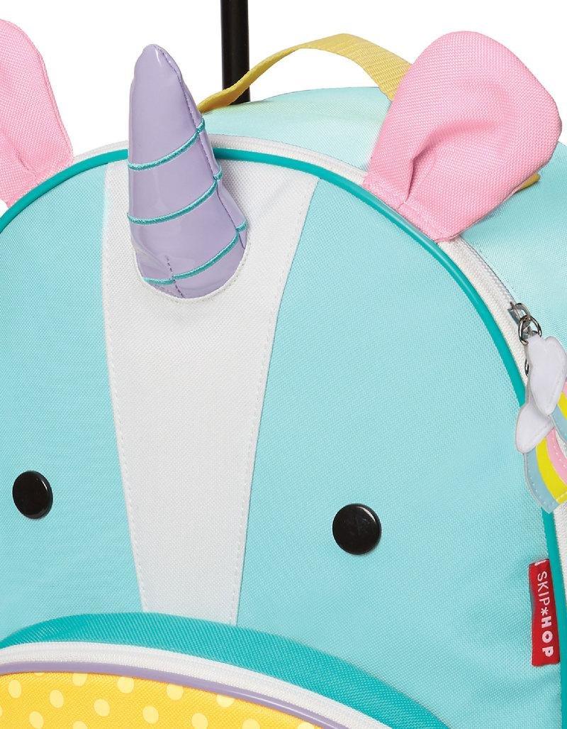 Skip Hop Zoo Kids Rolling Luggage Unicorn, , large image number 2