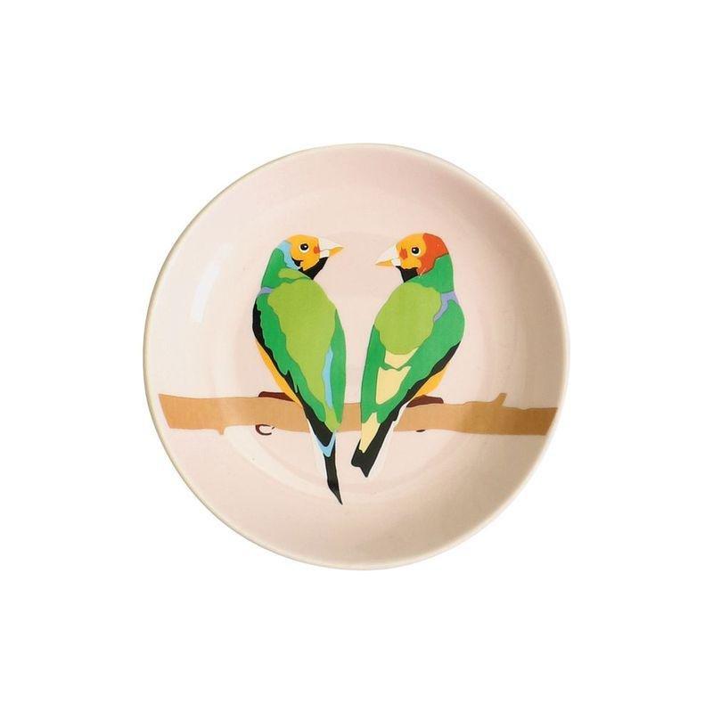 Emily Brooks Ceramic Trinket Tray Birds, , large image number 0