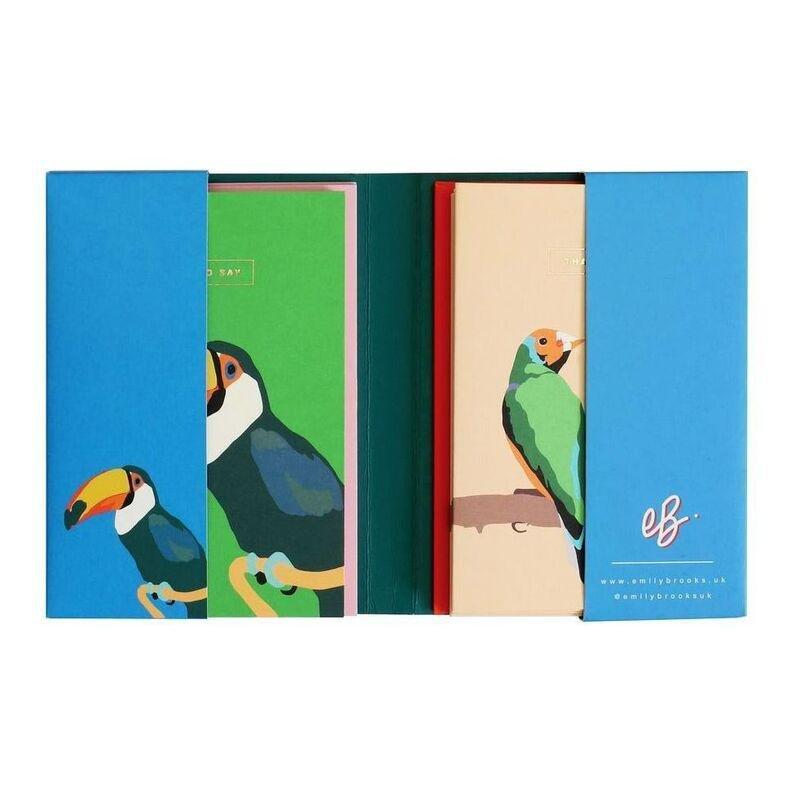 Emily Brooks Wallet Notecards Birds (Set of 10), , large image number 0