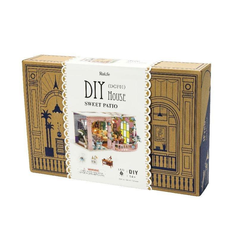 Robotime Sweet Patio Dyi Dollhouse Kit, , large image number 0