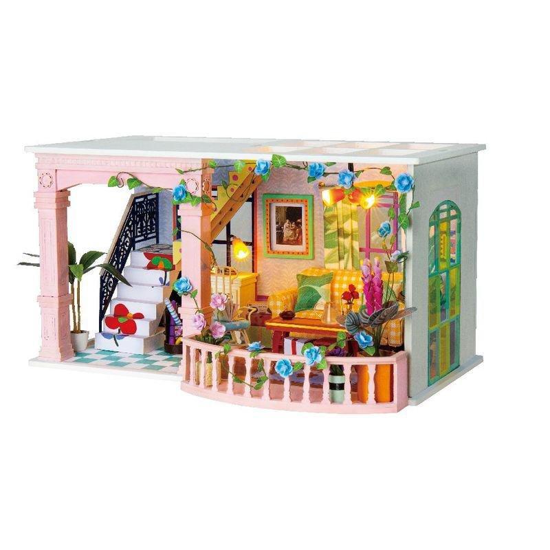 Robotime Sweet Patio Dyi Dollhouse Kit, , large image number 2