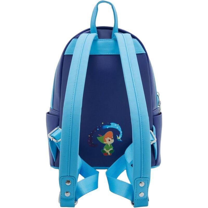 Loungefly Leather Disney Peter Pan Ship Glow In the Dark Mini Backpack, , large image number 2