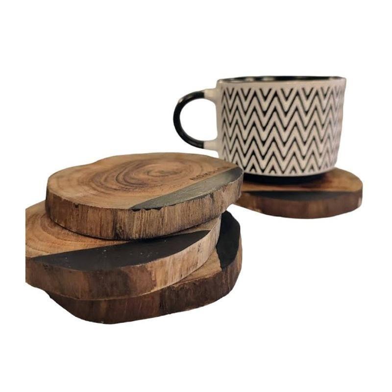 Nordico Wooden Coasters | 8 Cm (Single), , medium