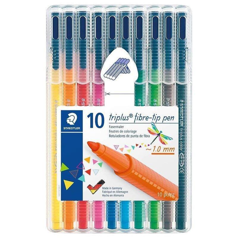 Staedtler Triplus Colour Fibre Tip Pen (Pack of 10), , large image number 0