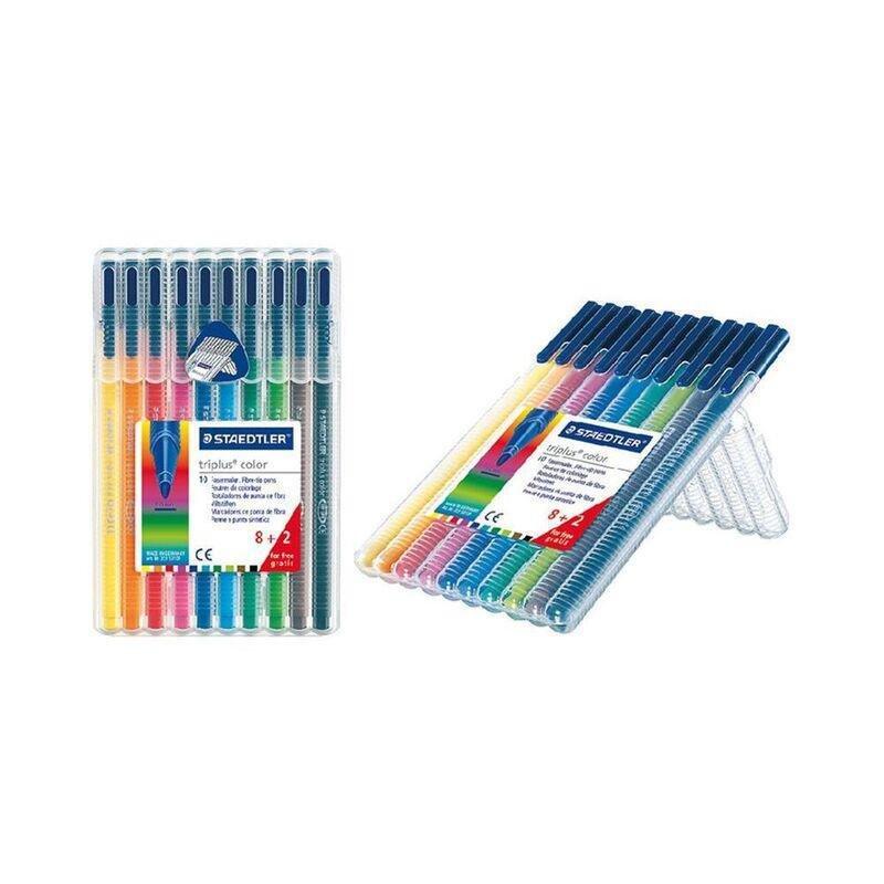 Staedtler Triplus Colour Fibre Tip Pen (Pack of 10), , large image number 1