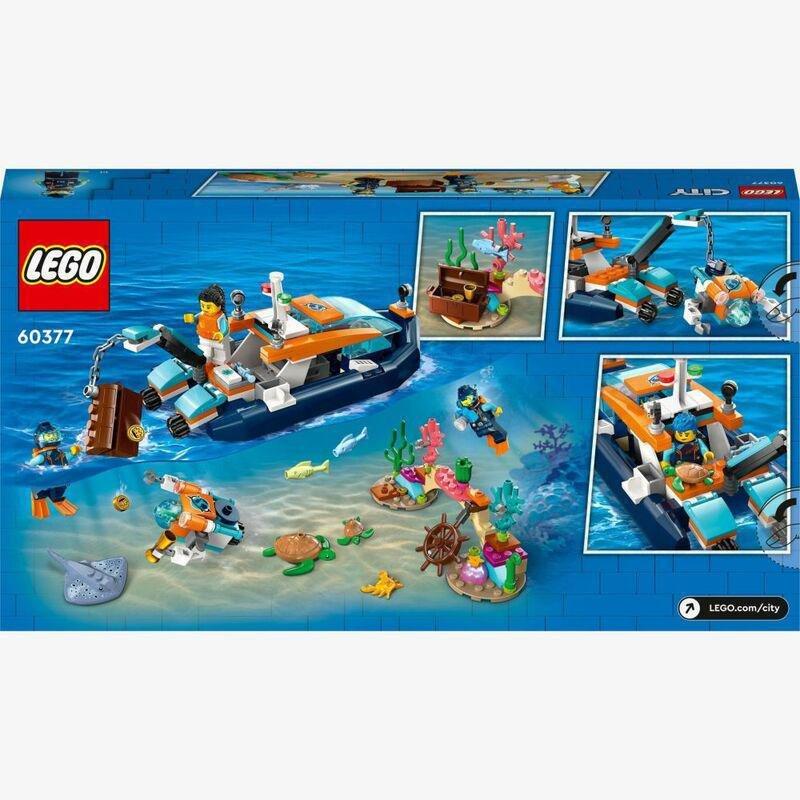 LEGO City Explorer Diving Boat Building Set 60377 (182 Pieces), , large image number 6