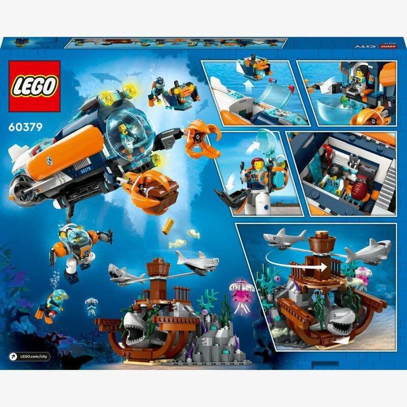 LEGO City Deep-Sea Explorer Submarine Building Set 60379 (842 Pieces), , large image number 6