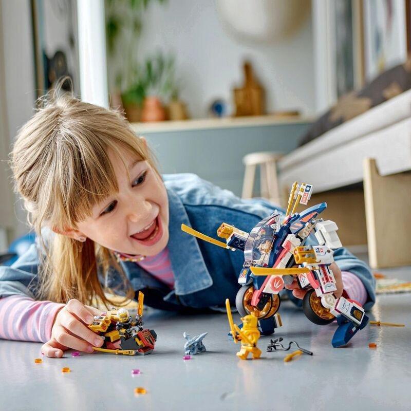 LEGO Ninjago Sora's Transforming Mech Bike Racer Building Set 71792 (384 Pieces), , large image number 1