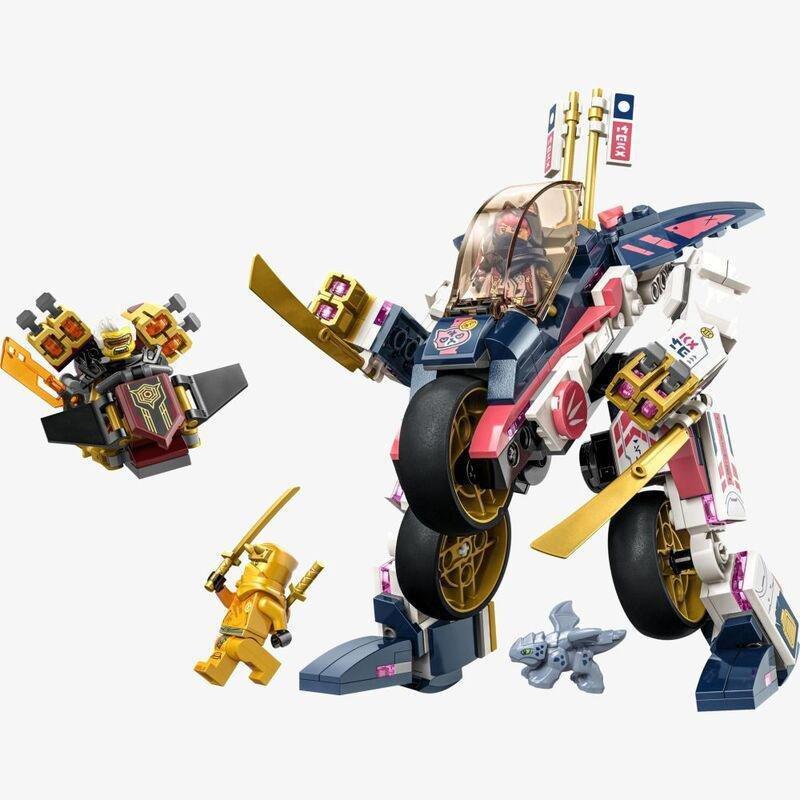 LEGO Ninjago Sora's Transforming Mech Bike Racer Building Set 71792 (384 Pieces), , large image number 4