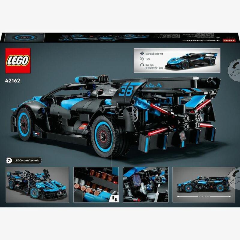LEGO Technic Bugatti Bolide Agile Blue Building Set 42162 (905 Pieces), , large image number 2