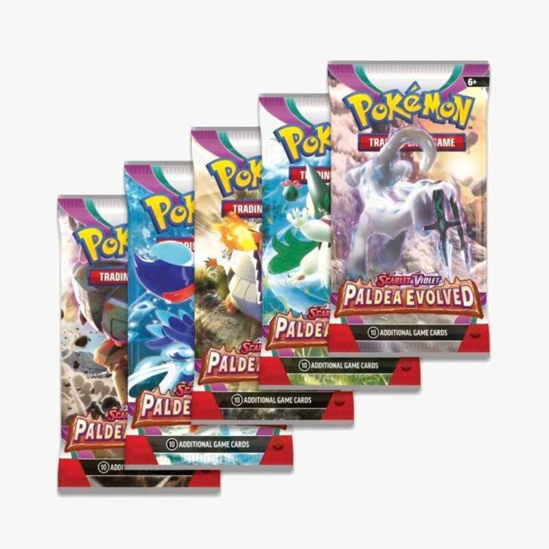Pokémon TCG Scarlet & Violet 2 Paldea Evolved Booster Pack (Single Pack - 10 Cards) (Assortment - Includes 1), , large image number 0