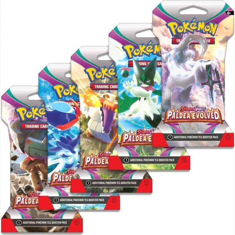 Pokémon TCG Scarlet & Violet 2 Paldea Evolved Sleeved Booster Pack (Single Pack - 10 Cards) (Assortment - Includes 1), , large image number 0