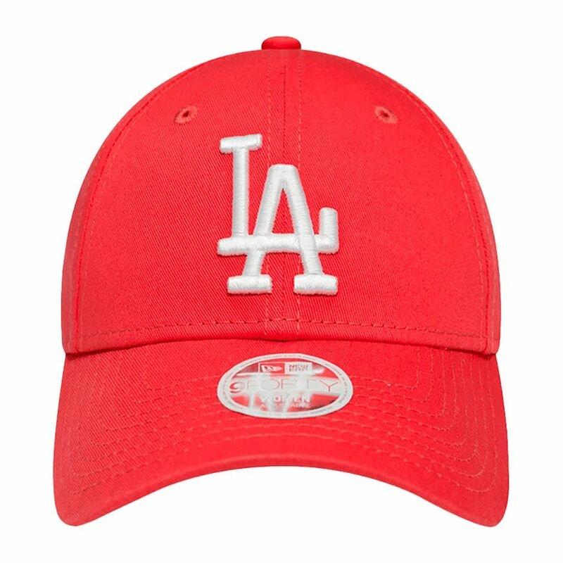 New Era League Essential LA Dodgers Women's Cap Bright Red, , large image number 0