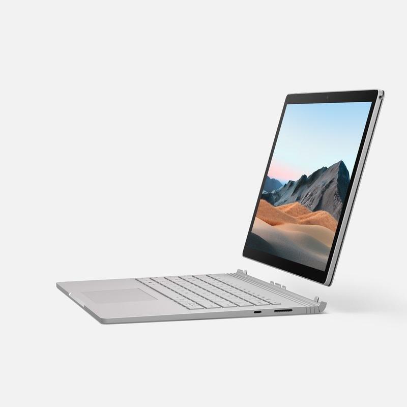 Microsoft Surface Book 3 All-in-One Business Laptop i5 1035G7 10th Gen/8GB/256GB SSD/Iris Plus Graphics/13.5-inch Display/Platinum (Arabic/English), , large image number 0