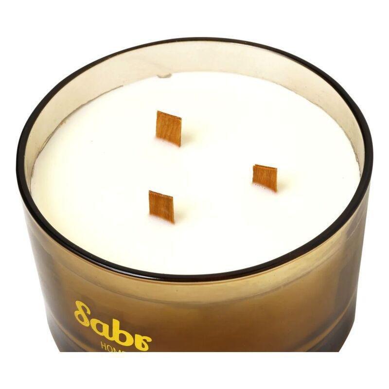 Sabr Marj Wood Wick Candle Honey & Wildflower 520G, , large image number 2