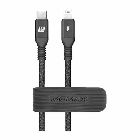 MOMAX - Momax Elite Link Triple Braided 3M Black Type-C To Lightning Cable