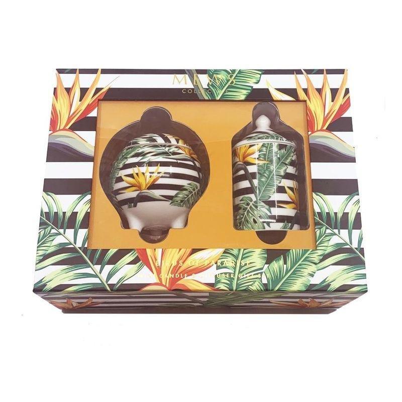 Mews Birds Of Paradise Mini Gift Set 100ml Diffuser And 100ml Candle, , large image number 1