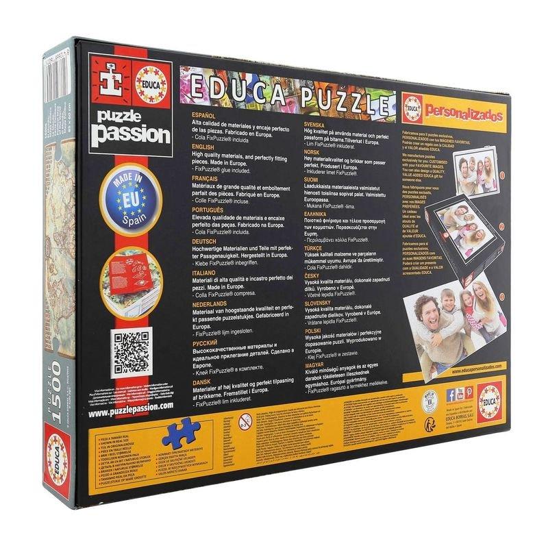 Educa Political Map of the World 1500 PCs Jigsaw Puzzle, , large image number 1