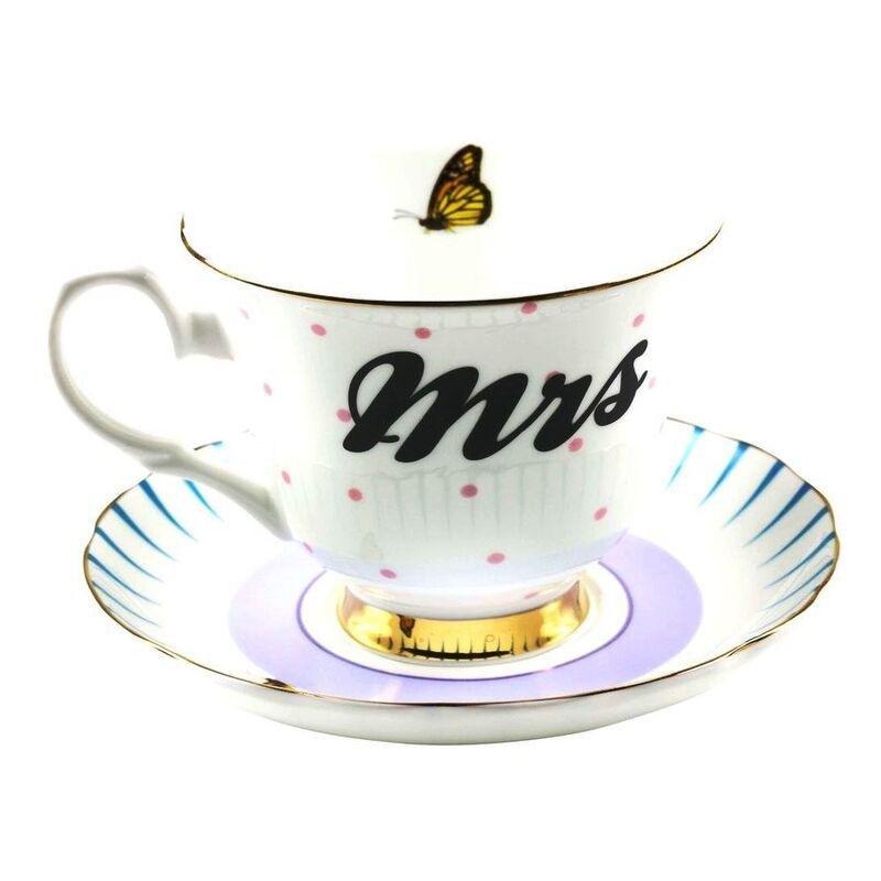Yvonne Ellen Teacup & Saucer Mrs, , medium