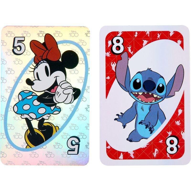 UNO Disney 100 Card Game HPW21, , large image number 1