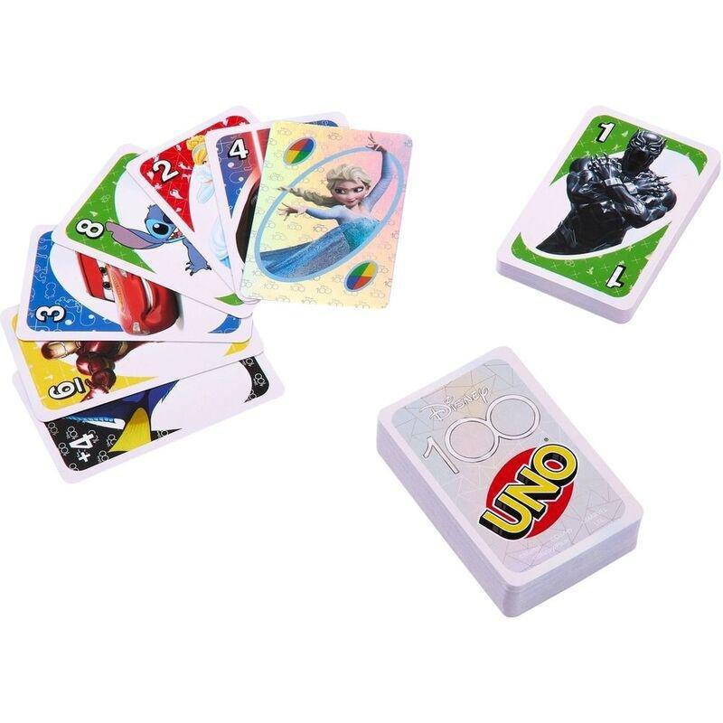 UNO Disney 100 Card Game HPW21, , large image number 2