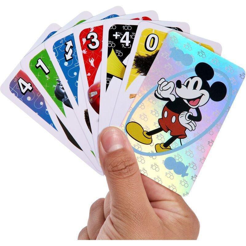 UNO Disney 100 Card Game HPW21, , large image number 4