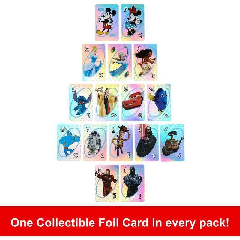 UNO Disney 100 Card Game HPW21, , large image number 5