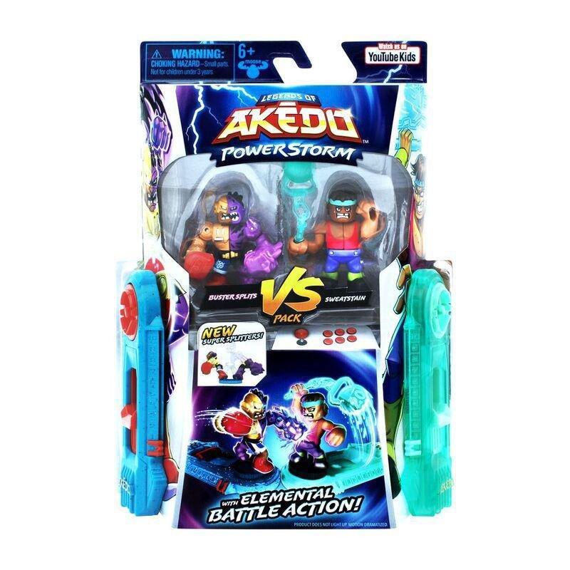 Legends Of Akedo Powerstorm Buster Splits Vs Sweatstain Versus Pack 15195, , large image number 0
