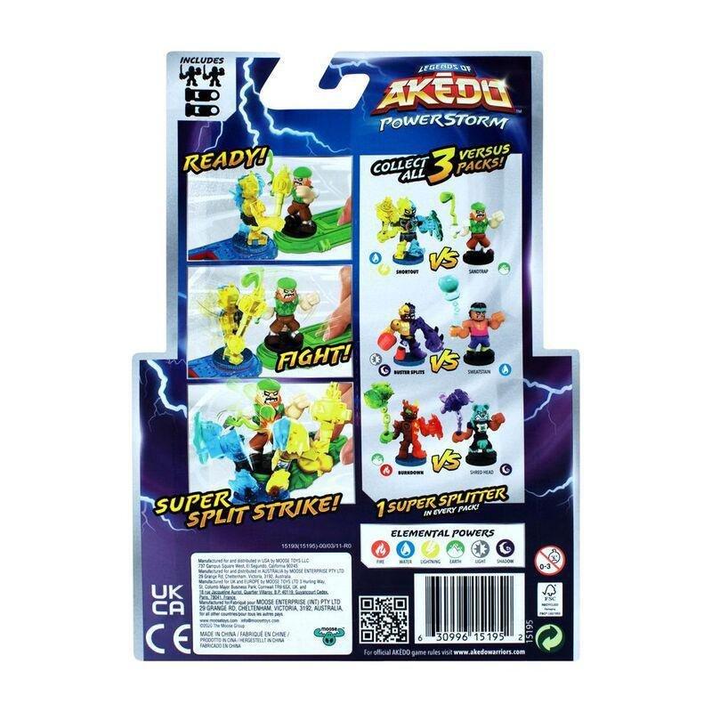 Legends Of Akedo Powerstorm Buster Splits Vs Sweatstain Versus Pack 15195, , large image number 1
