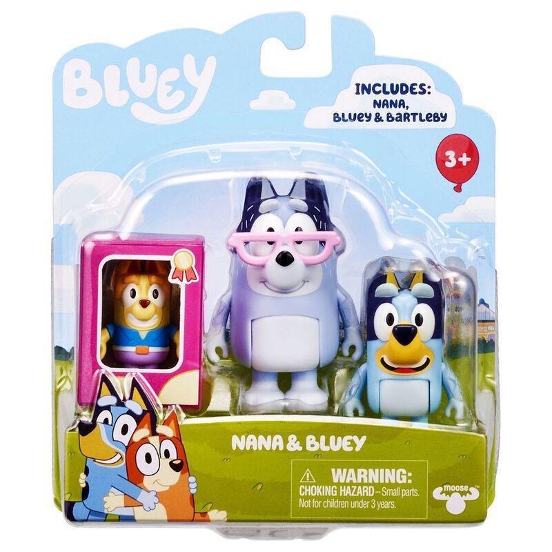 Bluey Nana And Bluey Includes Nana Bluey & Bartleby Figures (Pack of 3) 17158, , large image number 1