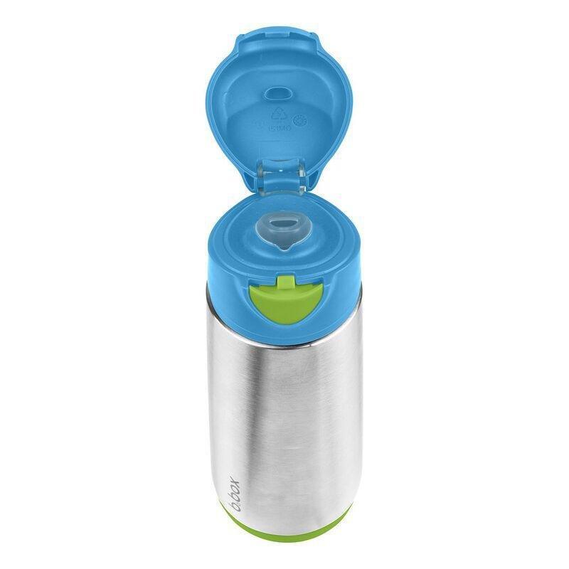 B.Box Insulated Sport Spout Kids Bottle  - Ocean Breeze 500 ml, , large image number 2