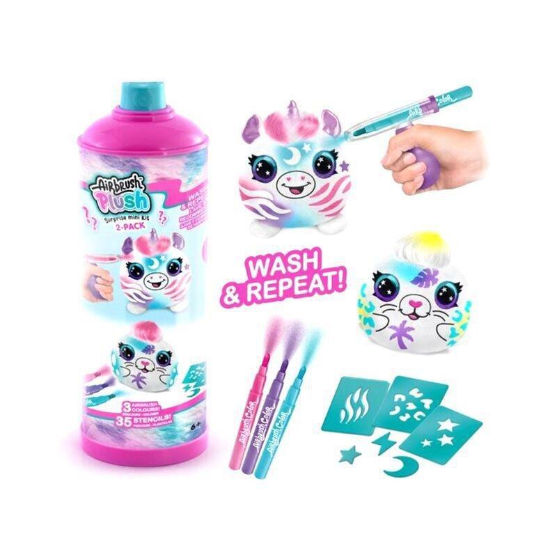 Canal Toys Style 4Ever Airbrush Plush Surprise Mini Kit (Pack of 2) (Assortment - Includes 1) OFG265, , large image number 1