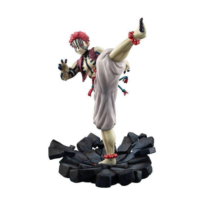 Megahouse Demon Slayer Kimetsu No Yaiba G.E.M. Series Upper Three Akaza Collectible Figure 18cm, , large image number 1