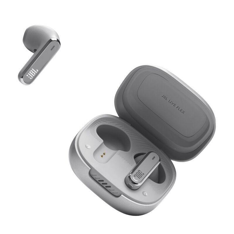 JBL Live Flex True Wireless Noise Cancelling Earbuds - Silver, , large image number 4