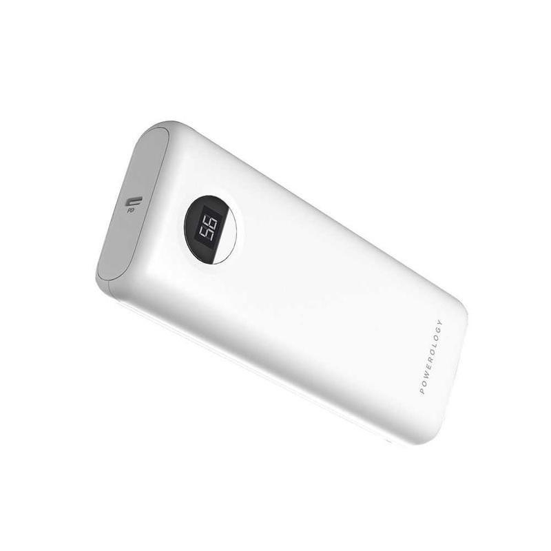 Powerology Compact Power Bank 20000mAh PD 30W White, , large image number 3