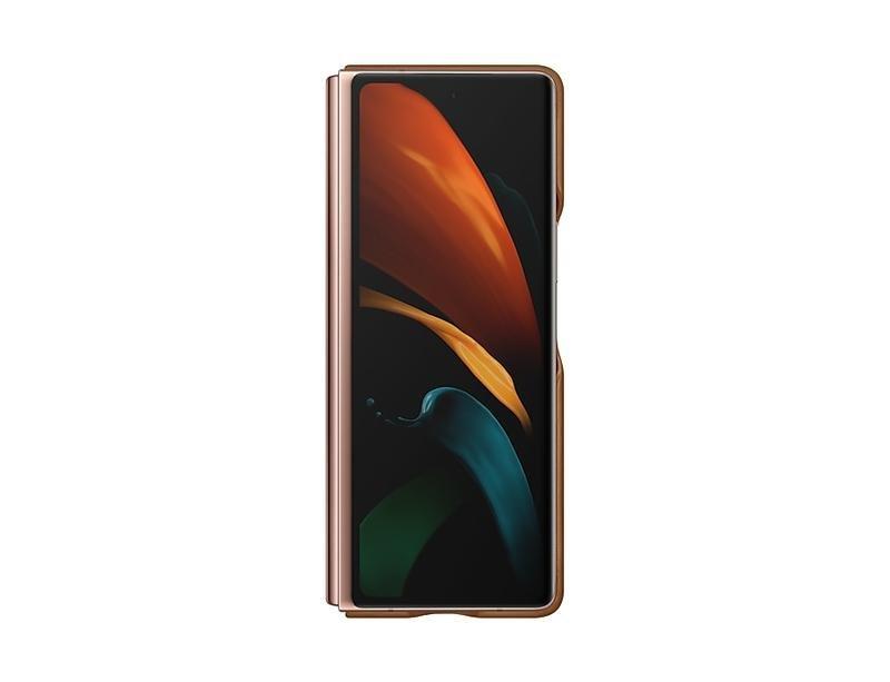 Samsung Leather Cover Brown for Galaxy Z Fold2, , large image number 1