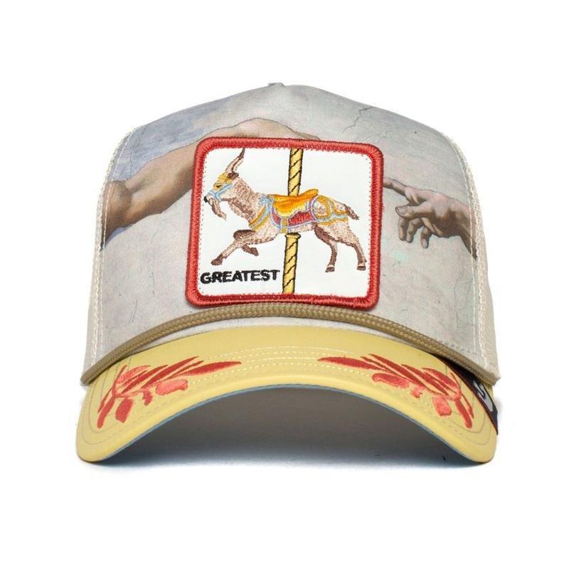 Goorin Bros Maximum Unisex Trucker Caps Stone, , medium