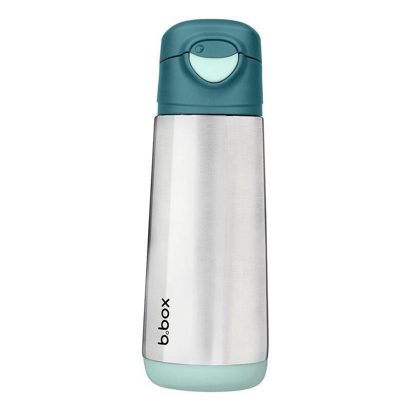 B.Box Insulated Sport Spout Kids Bottle  - Emerald Forest 500 ml, , large image number 0
