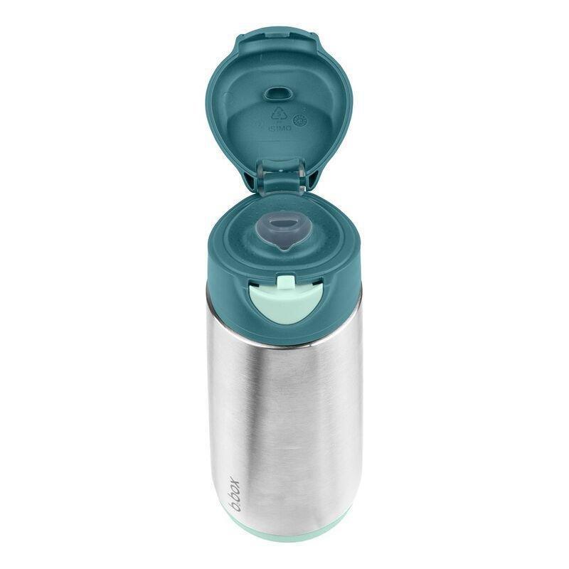 B.Box Insulated Sport Spout Kids Bottle  - Emerald Forest 500 ml, , large image number 2