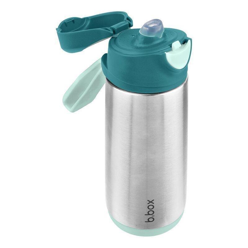 B.Box Insulated Sport Spout Kids Bottle  - Emerald Forest 500 ml, , large image number 4