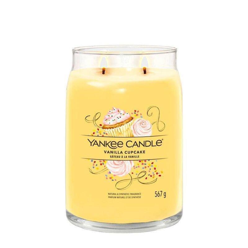Yankee Candles Signature Jar Vanilla Cupcake 567g - Large, , medium