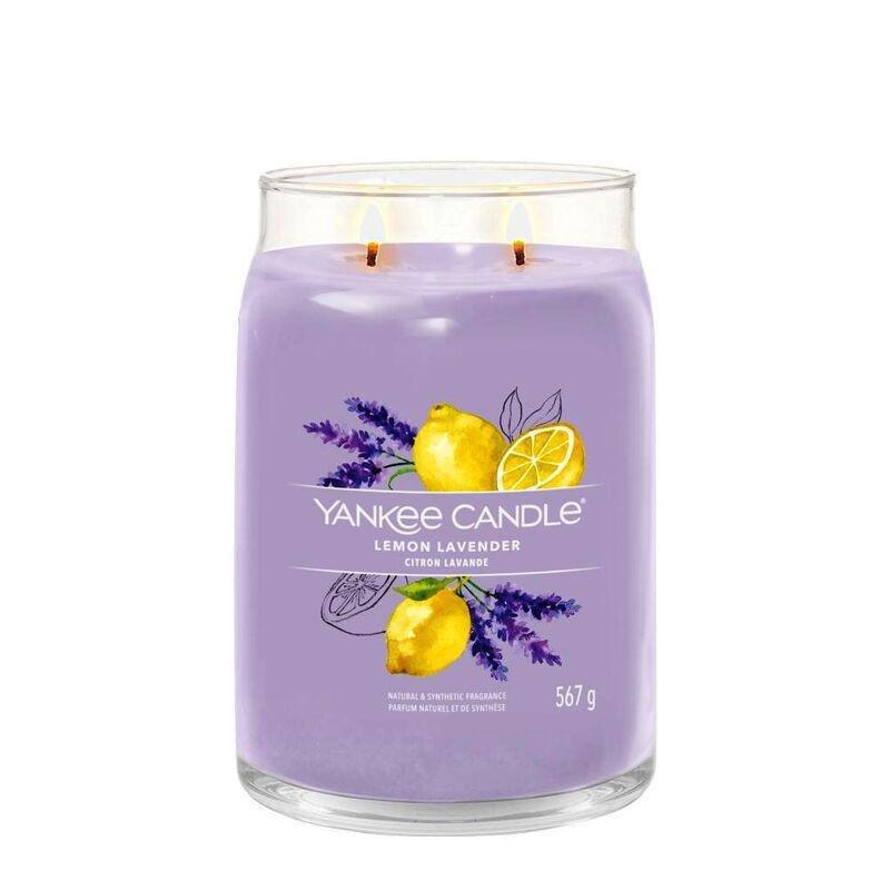 Yankee Candles Signature Jar Lemon Lavender 567g - Large, , large image number 0