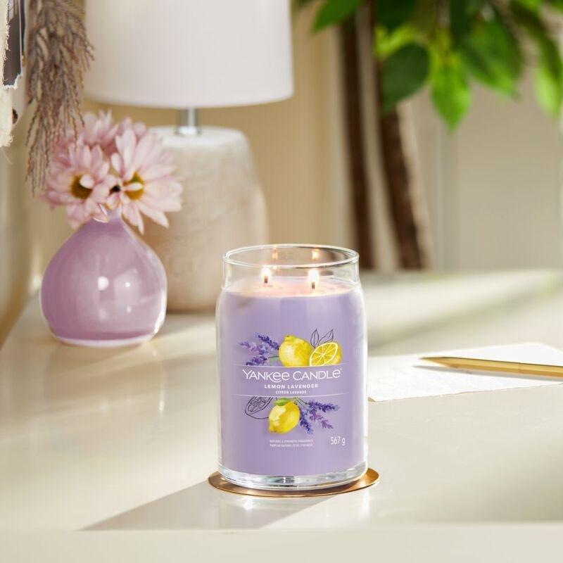 Yankee Candles Signature Jar Lemon Lavender 567g - Large, , large image number 1