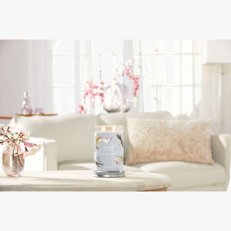 Yankee Candles Signature Tumbler Vanilla & Cashmere 567g - Large, , medium