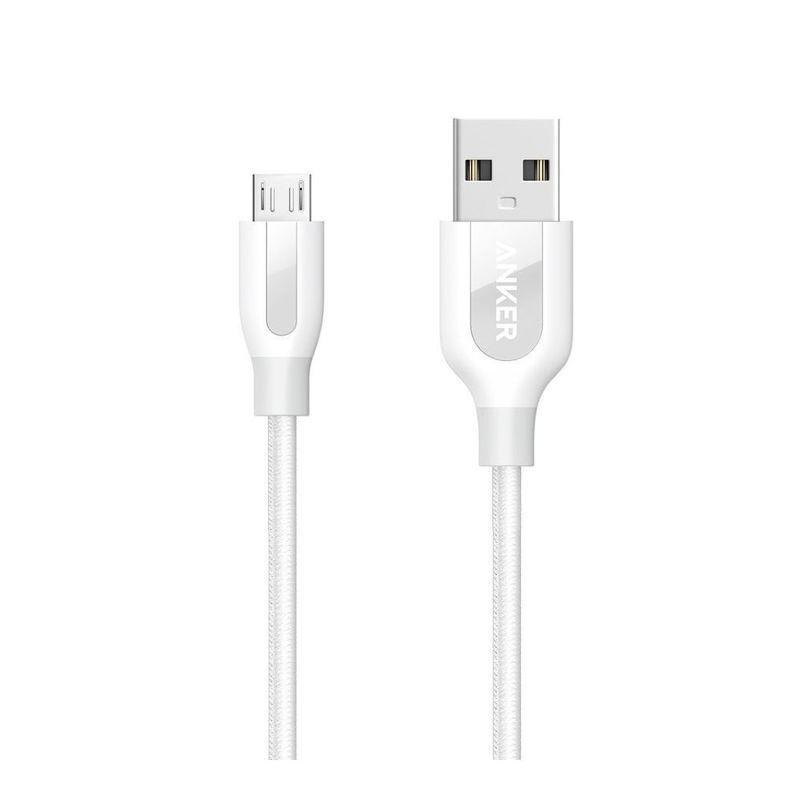 Anker Powerline+ White Micro USB Cable 3Ft, , large image number 0