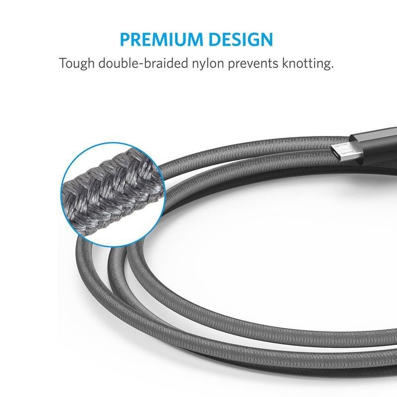Anker Powerline+ Micro USB Cable 1.8m Space Grey, , large image number 2