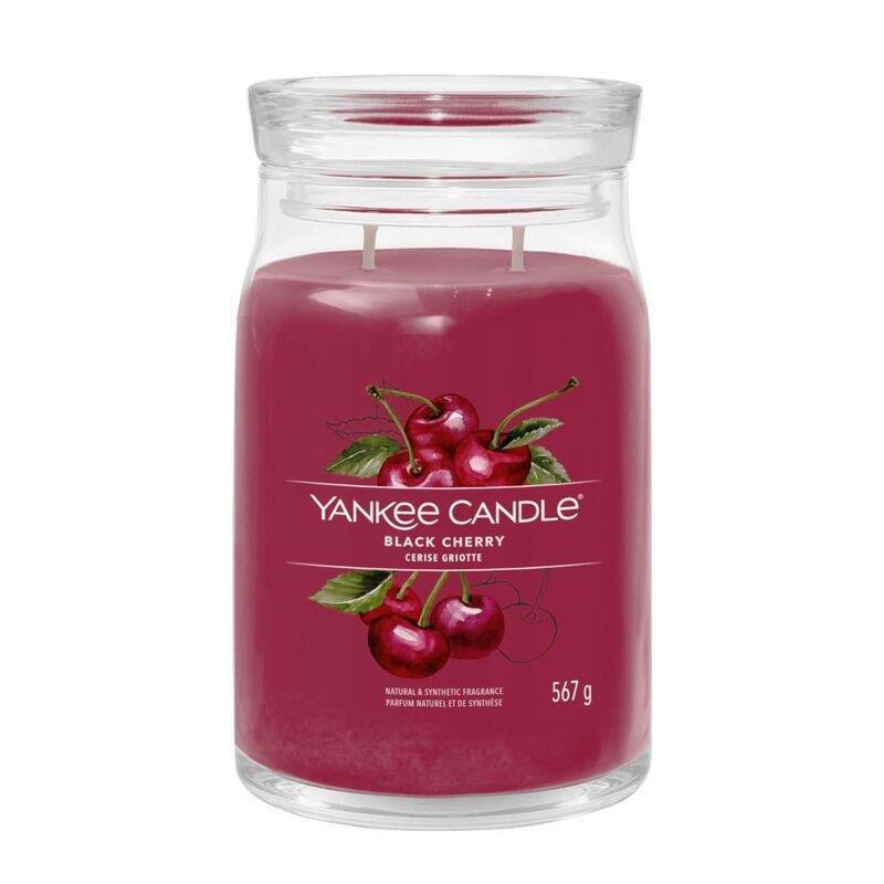 Yankee Candles Signature Jar Black Cherry 567g - Large, , large image number 0