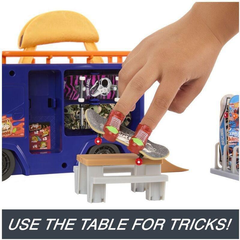 Hot Wheels Skate Tony Hawk's Taco Truck Play Case, , large image number 5