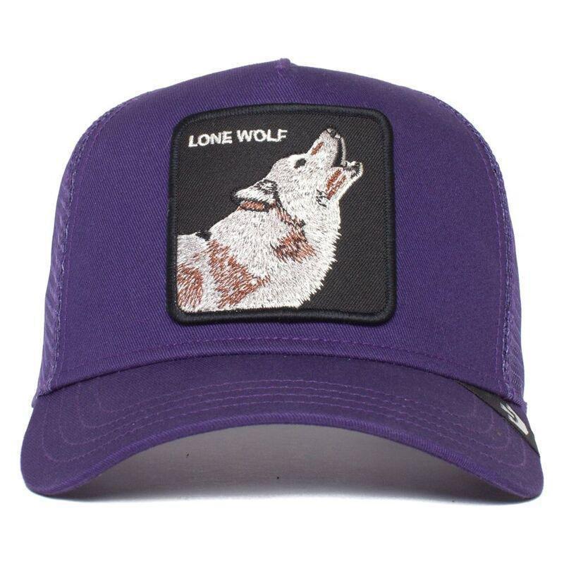 Goorin Bros The Lone Wolf Unisex Trucker Caps Purple, , medium
