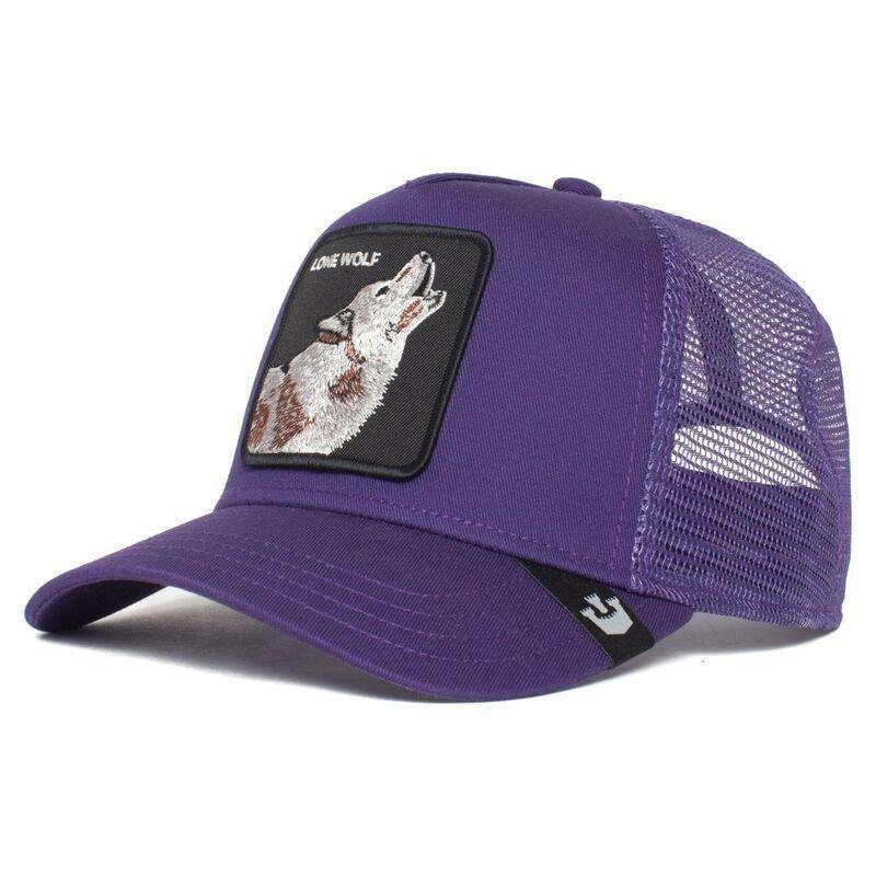 Goorin Bros The Lone Wolf Unisex Trucker Caps Purple, , large image number 4